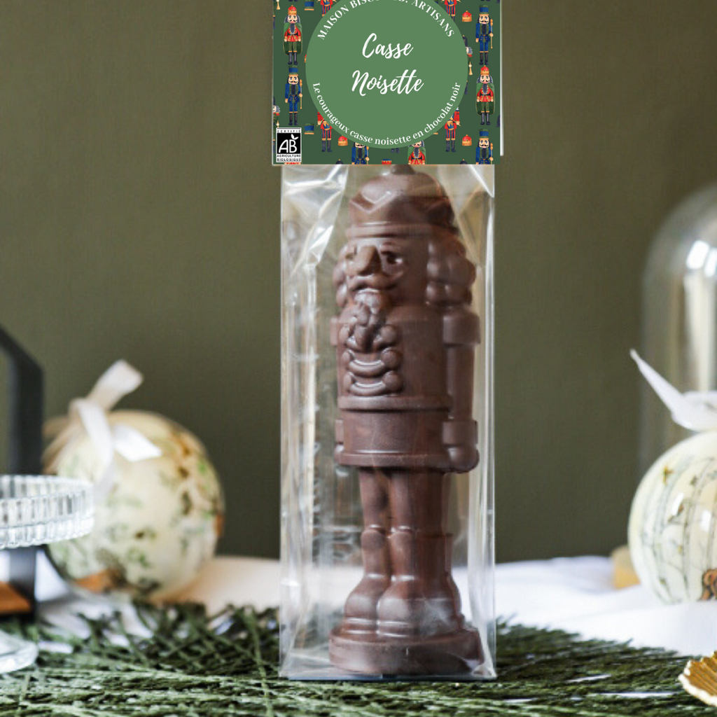 Moulage Casse-Noisette chocolat noir 70% Bio