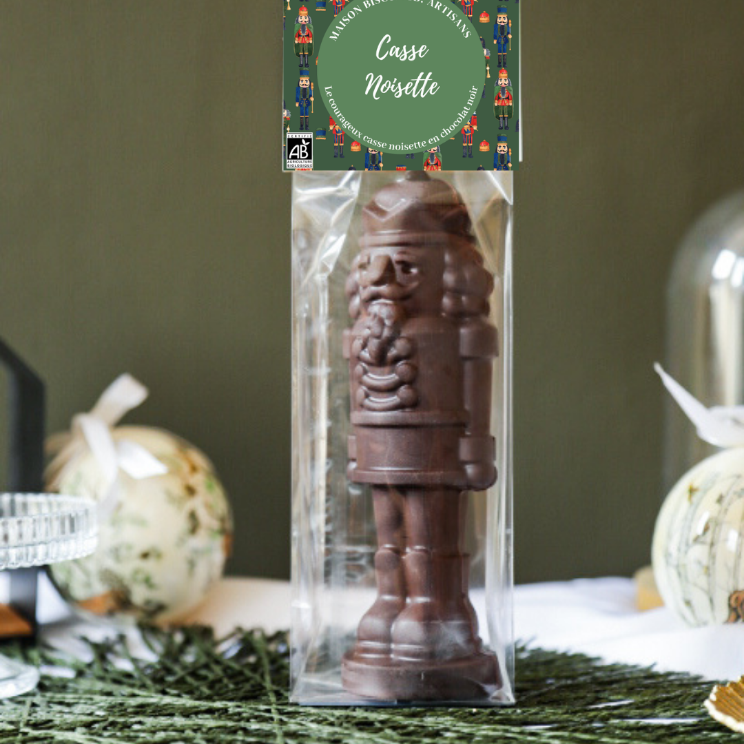 Moulage Casse-Noisette chocolat noir 70% Bio