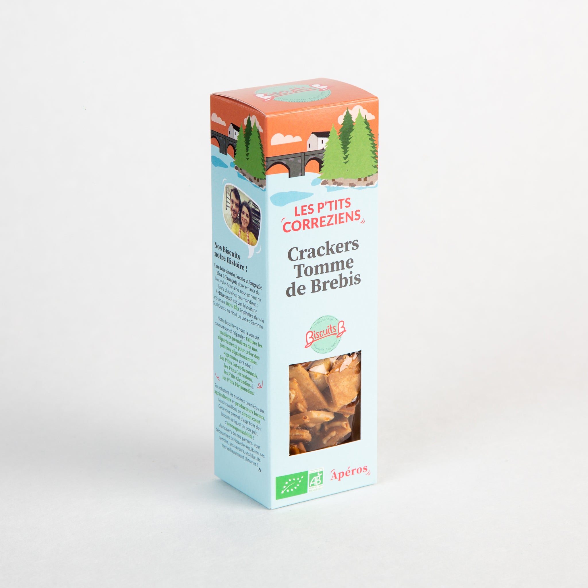 Crackers tomme de brebis bio