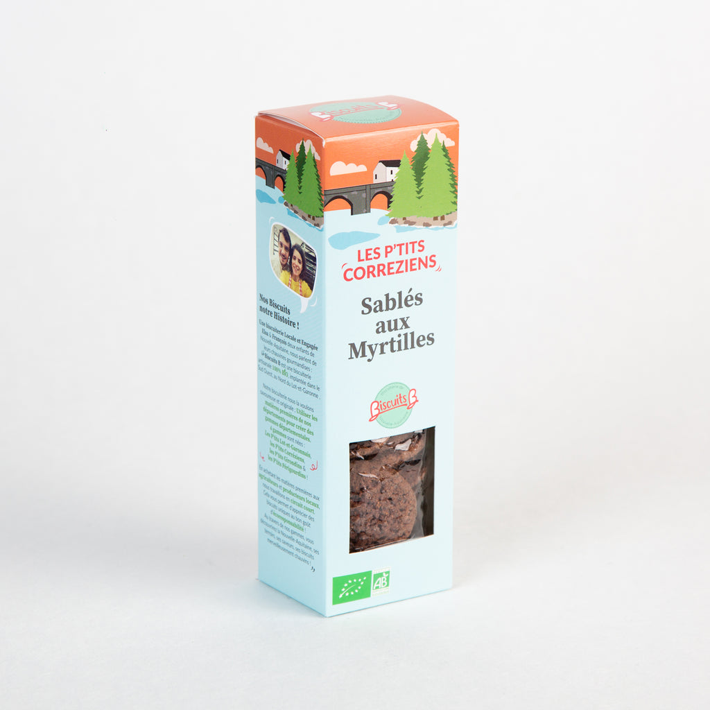 Sablés aux myrtilles bio