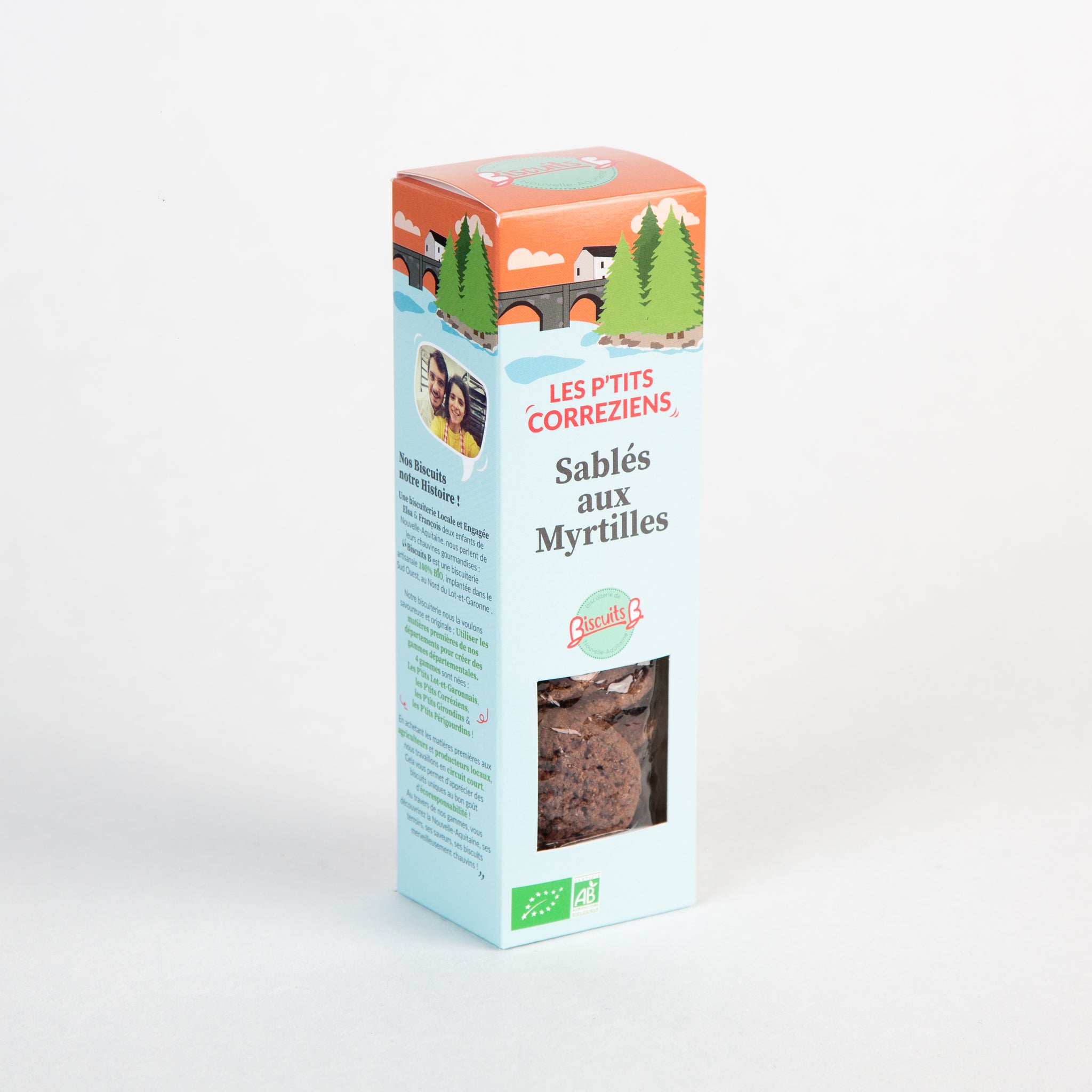 Sablés aux myrtilles bio