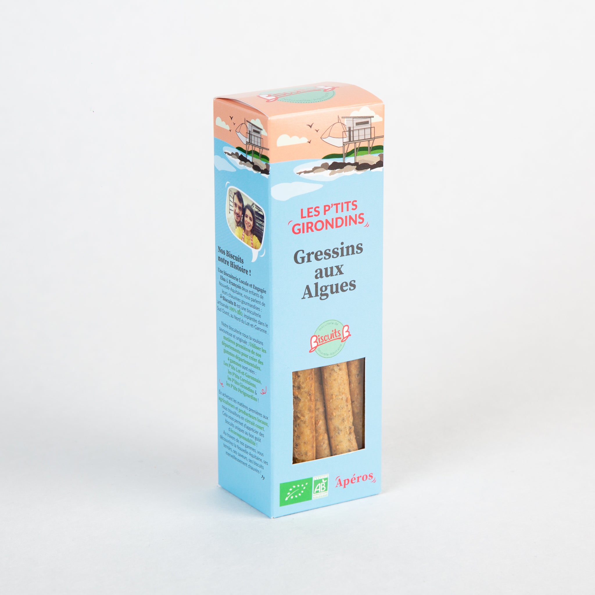Gressins aux algues bio
