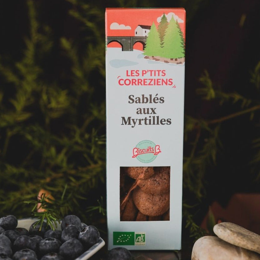 Sablés aux myrtilles bio